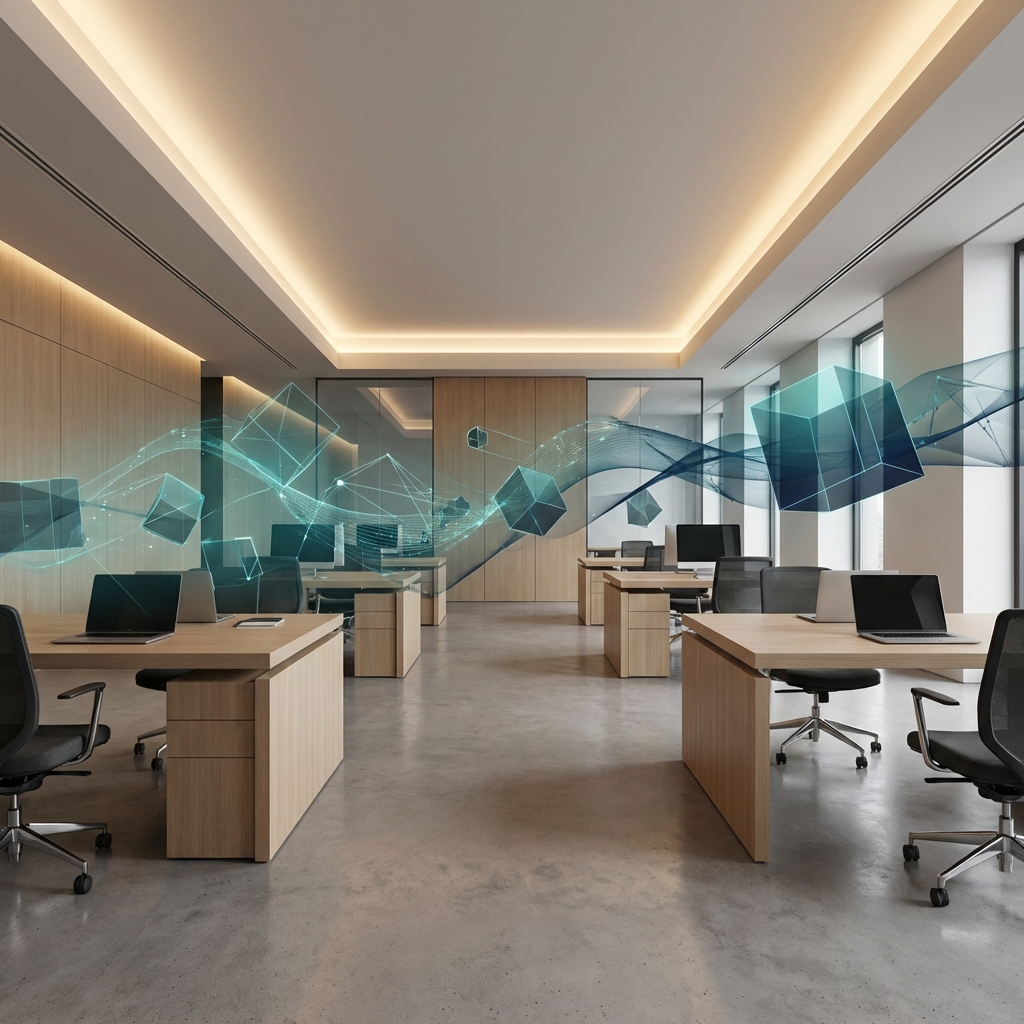 Modern office workspace